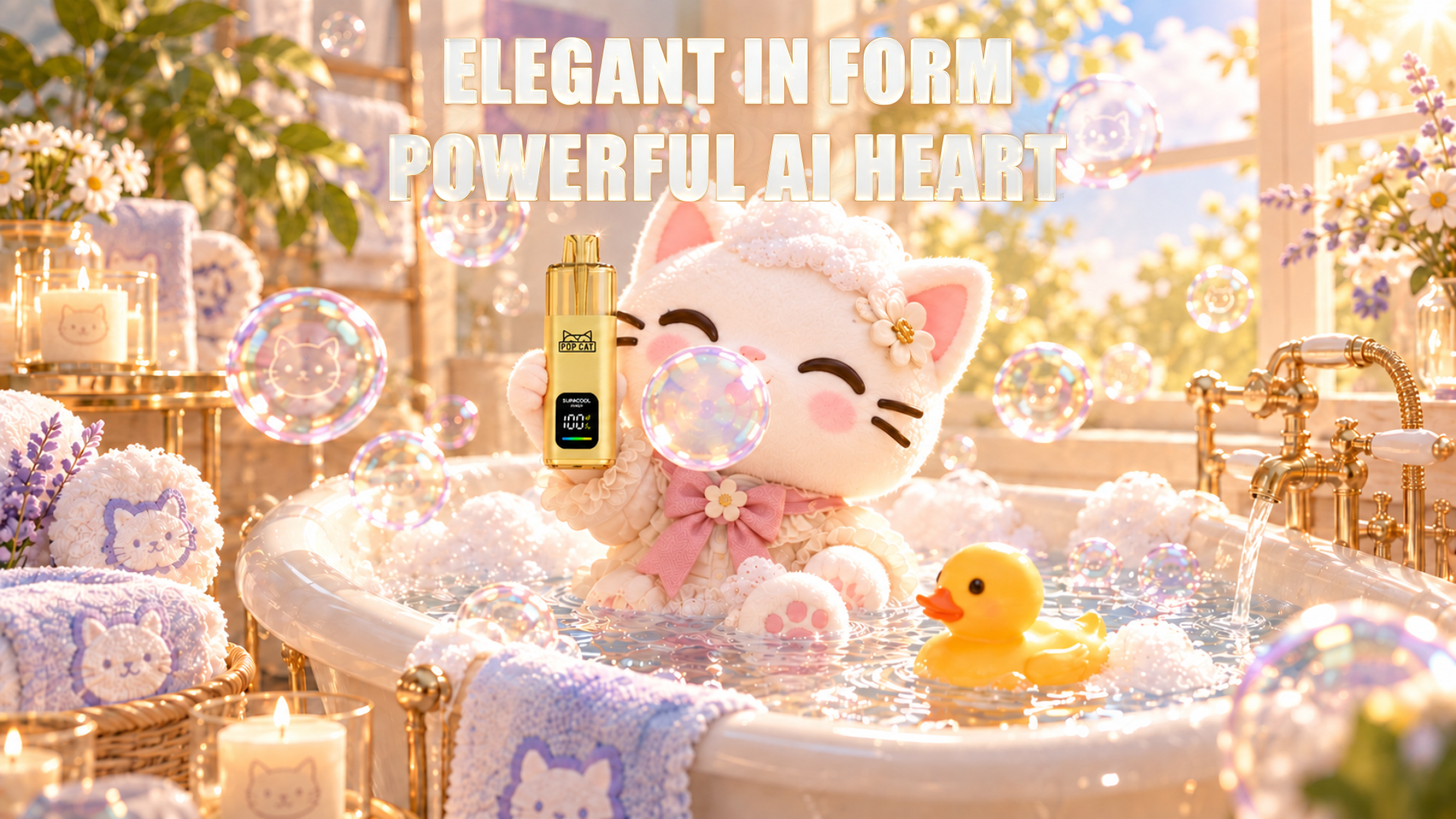 POP CAT — Elegant in Form, Powerful AI Heart