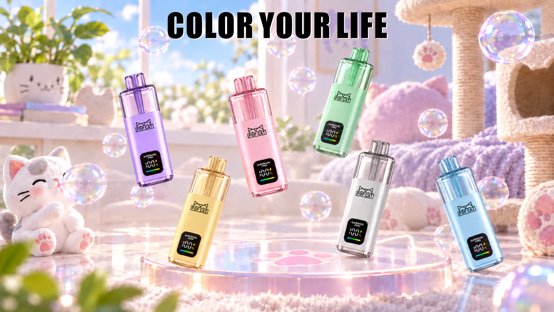 POP CAT color lineup — Color Your Life